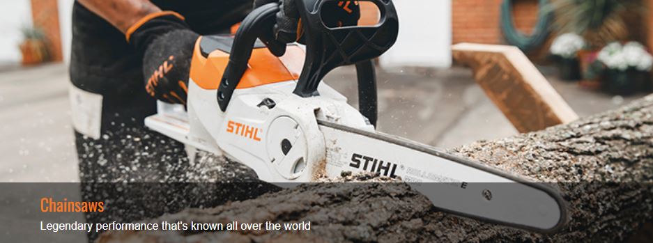 Stihl chainsaw on sale climbing saw